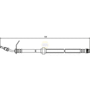 NAPA Brake Hydraulic Hose Line Front NBH1306