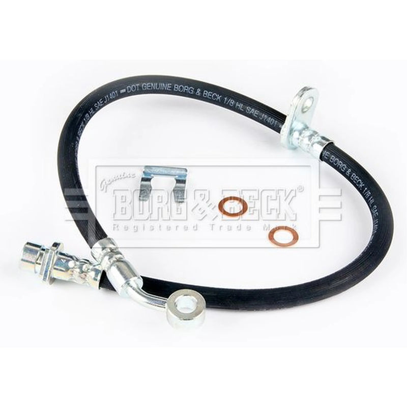 Borg & Beck Brake Hydraulic Hose Line Front Left BBH7363