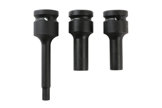 Laser Tools Split Rim Socket Bit Set 3pc - PL