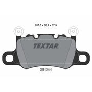 Textar Rear Brake Pad Set 2551201
