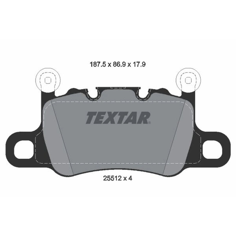 Textar Rear Brake Pad Set 2551201