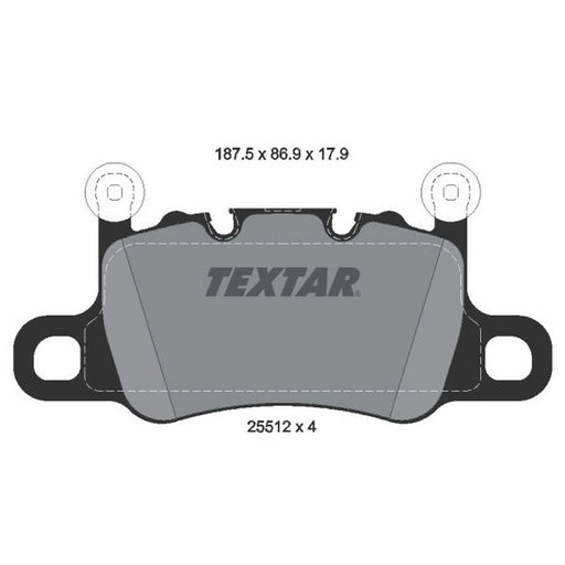 Textar Rear Brake Pad Set 2551201