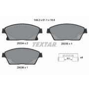 Textar Front Brake Pad Set 2503401