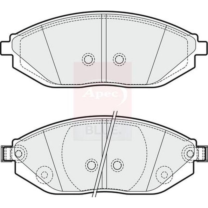 Apec Front Brake Pad Set PD3721