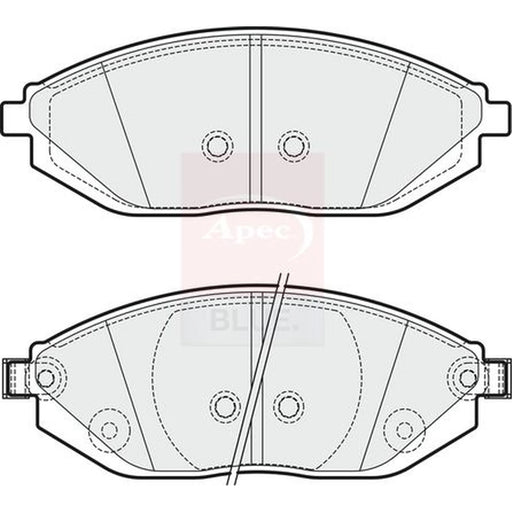 Apec Front Brake Pad Set PD3721
