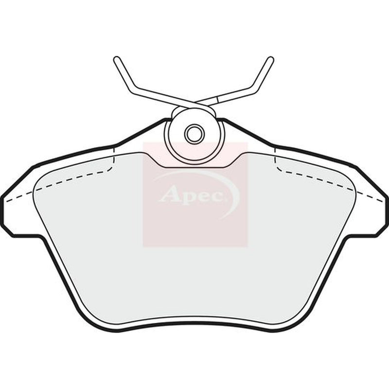 Apec Rear Brake Pad Set PAD943