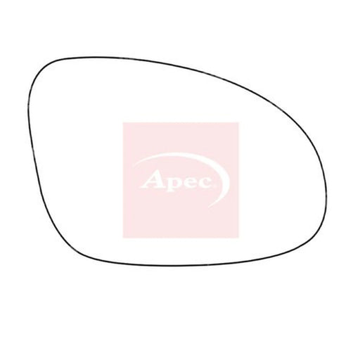 Apec Exterior Wing Mirror Glass Right AMS2042