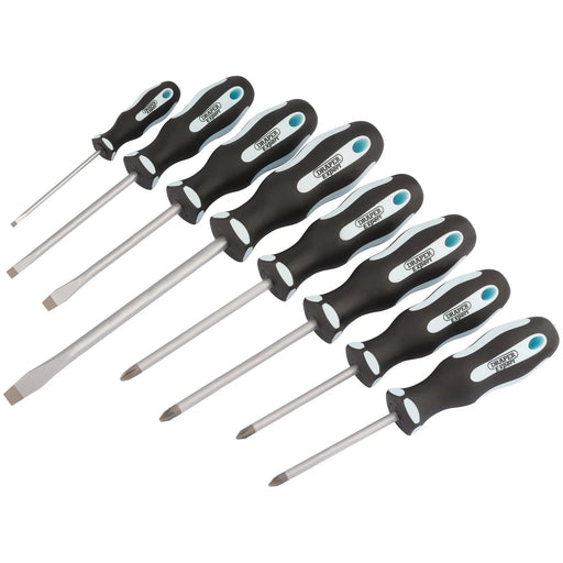 Draper Expert Screwdriver Set 8 Piece Heavy Duty Soft Grip