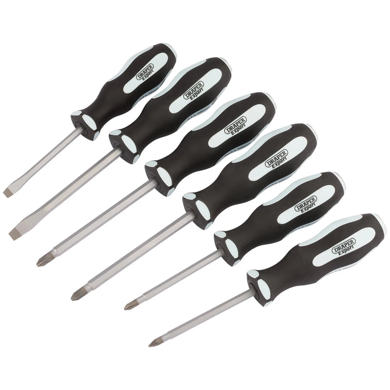 Draper Expert Screwdriver Set 6 Piece with Soft Grip Handles