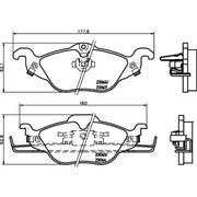 DON Front Brake Pad Set PCP1058