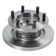 Febi 2 x Solid Front Brake Discs 108117