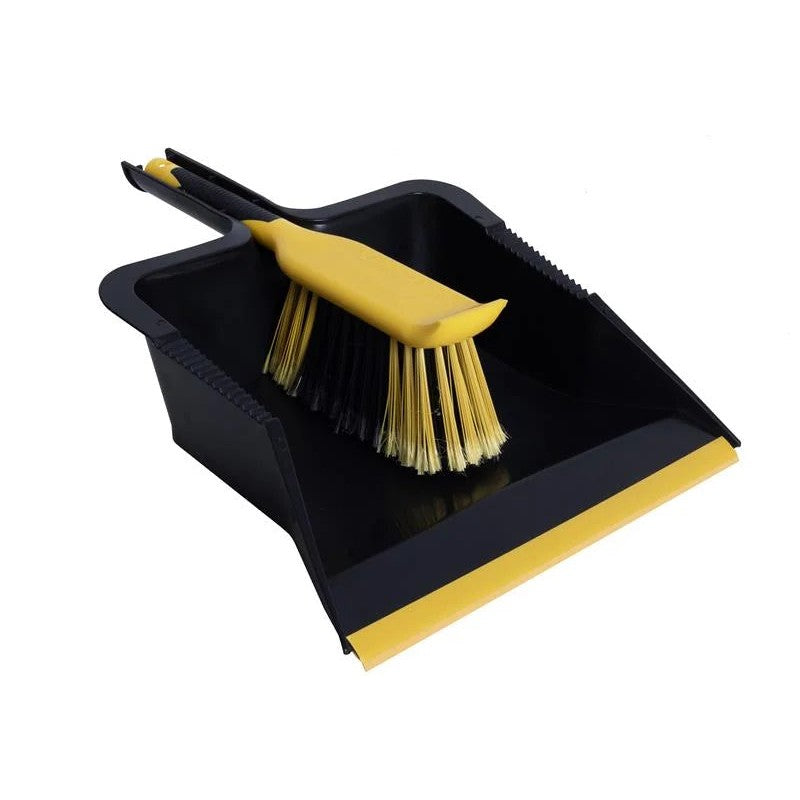 Bulldozer Heavy-duty Dustpan and Brush Set - HQ.8015/BY