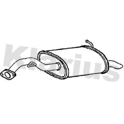 Klarius Box With Tail Pipe Rear TY1020V