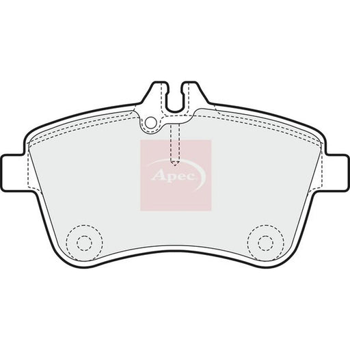 Apec Front Brake Pad Set PAD1438