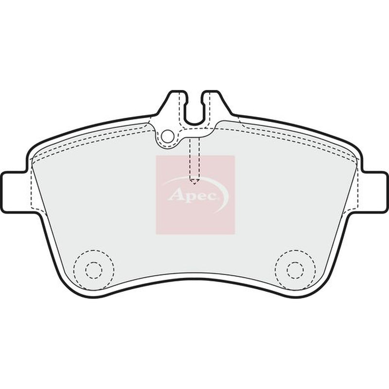 Apec Front Brake Pad Set PAD1438