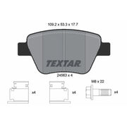 Textar Rear Brake Pad Set 2456301