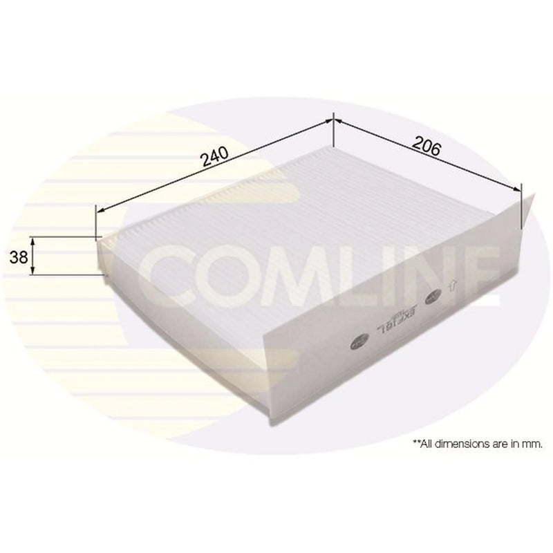 Comline Cabin Air Filter (Pollen Filter) EKF161