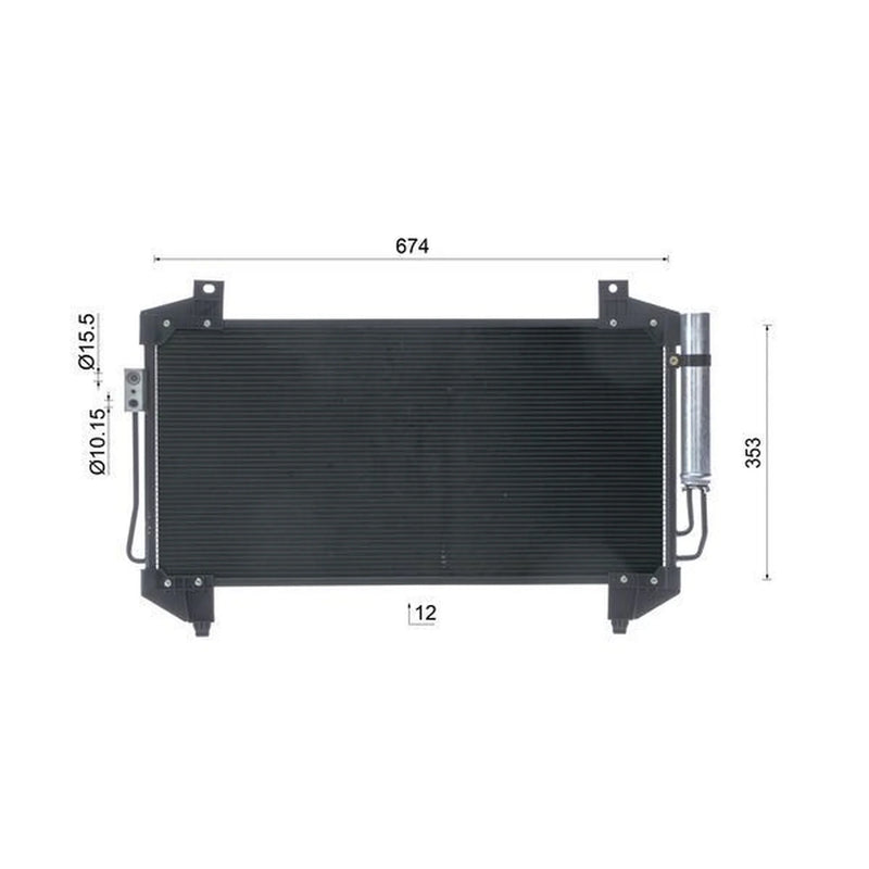 Mahle Air Conditioning Condenser AC 984 000S