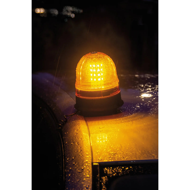 Draper 12/24V LED Magnetic Base Rotating Beacon 400 Lumens
