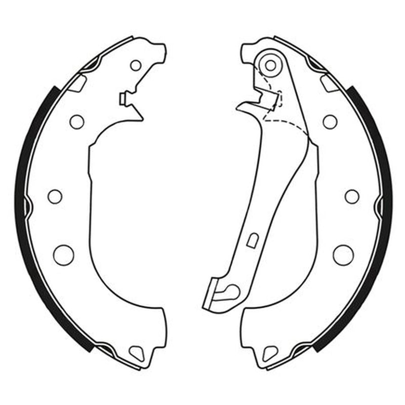 Abtex Brake Shoe Set Axle Kit ABS4372