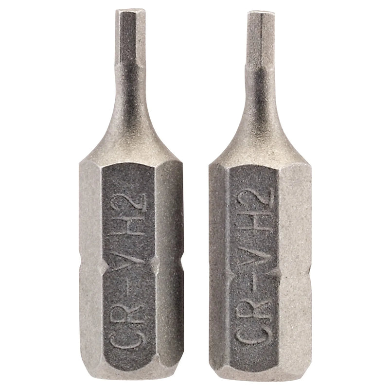 Draper Hexagonal Insert Bit 1/4" Hex 25mm Length Variations