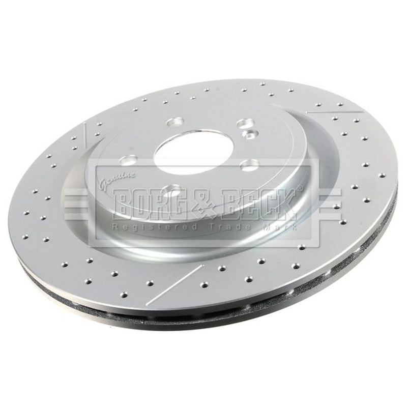 Borg & Beck 2 x / Rear Brake Discs BBD6129S