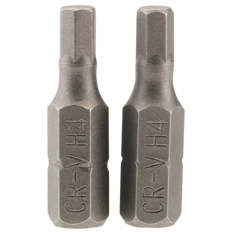Draper Hexagonal Insert Bit 1/4" Hex 25mm Length Variations