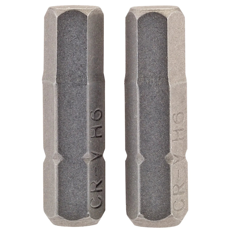 Draper Hexagonal Insert Bit 1/4" Hex 25mm Length Variations