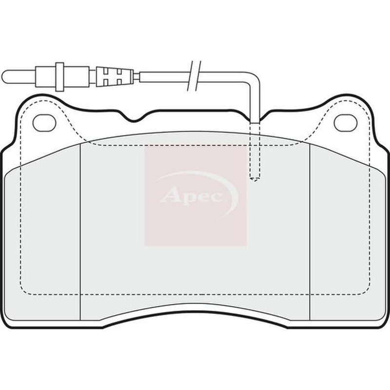 Apec Front Brake Pad Set PAD1434