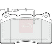 Apec Front Brake Pad Set PAD1434