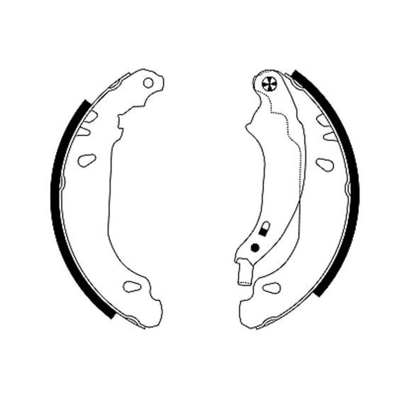 Textar Brake Shoe Set Axle Kit 91053800