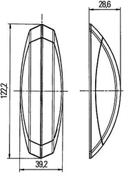 Hella 2XS 008 479-097 Clearance Light