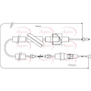 Apec Clutch Control Cable Pull CAB5003