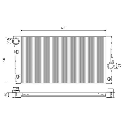 Valeo Engine Radiator 701271