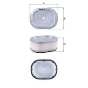 Mahle Engine Air Filter LX 4255
