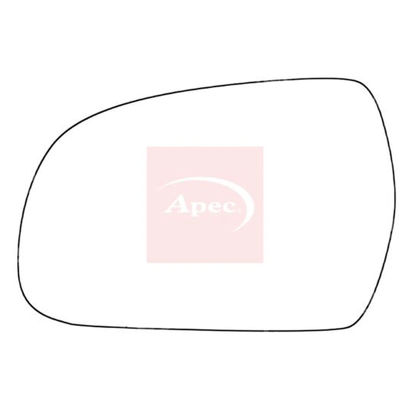 Apec Exterior Wing Mirror Glass Left AMS2055