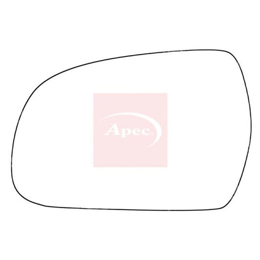 Apec Exterior Wing Mirror Glass Left AMS2055