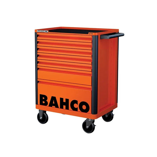 Bahco 1472K7 26in E72 Storage HUB Tool Trolley with 7 Drawers Orange - 1472K7