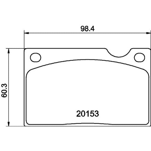 Mintex Front Brake Pad Set MGB576