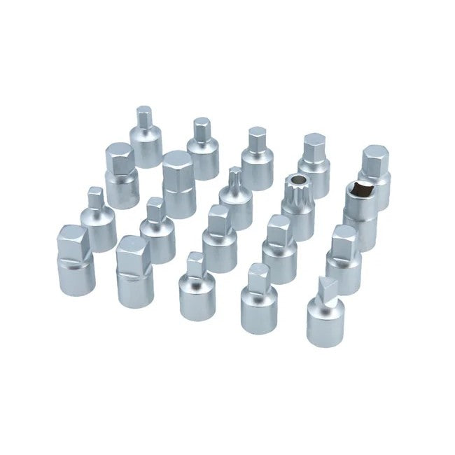 Laser Tools Sump Plug Key Set 3/8"D 20pc - PL