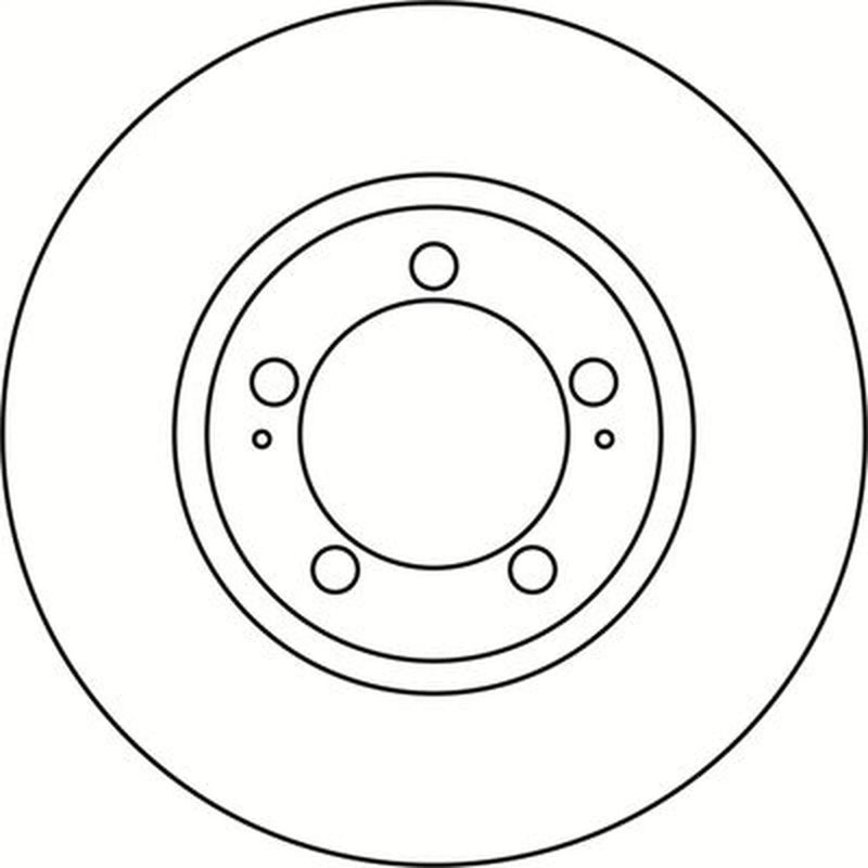 Abtex 2 x Vented Front Brake Discs BD1844V