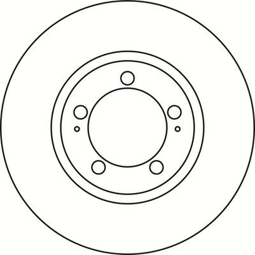 Abtex 2 x Vented Front Brake Discs BD1844V