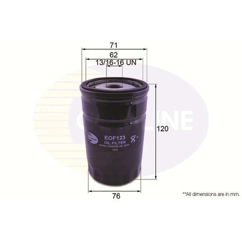 Comline Engine Oil Filter EOF123