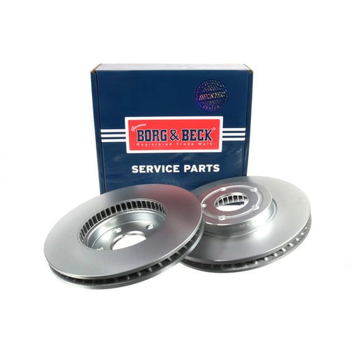 Borg & Beck 2 x Vented Front Brake Discs BBD5550