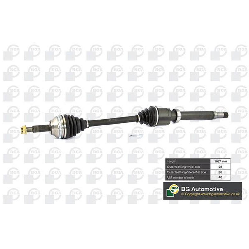 BGA CV Drive Shaft Driveshaft Front Right DS2351RA