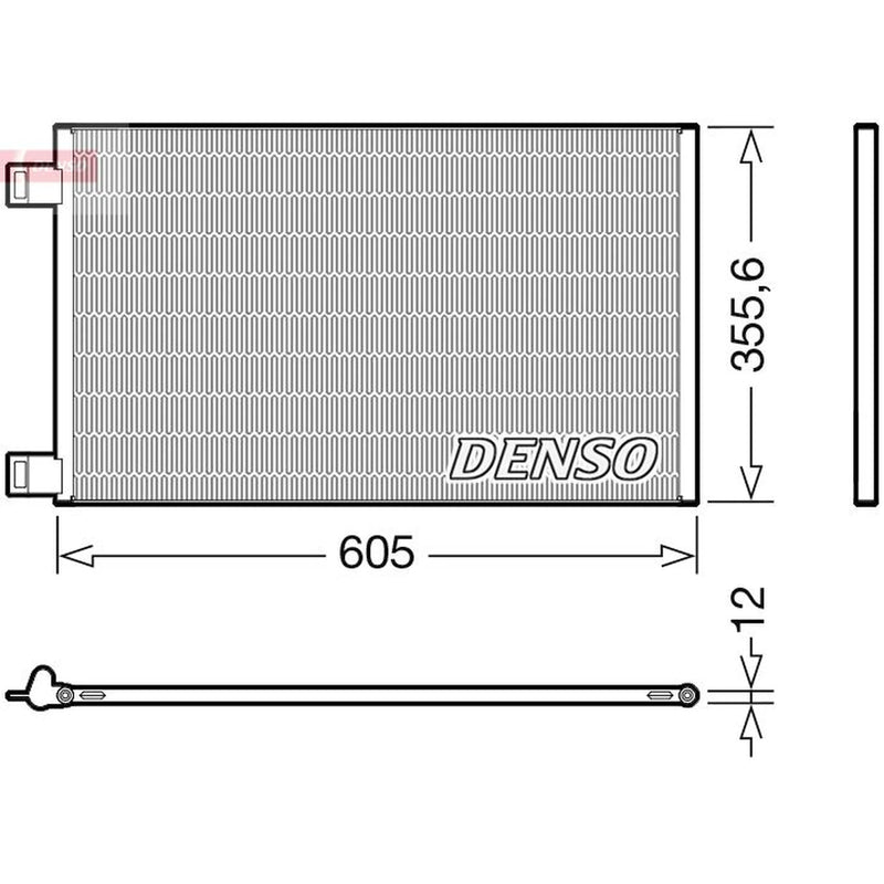 Denso Air Conditioning Condenser DCN23041