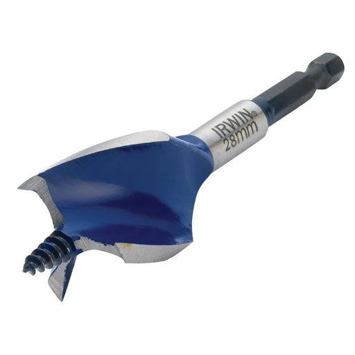 IRWIN® Blue Groove 6X Stubby Wood Bit 28 x 100mm - 1921996