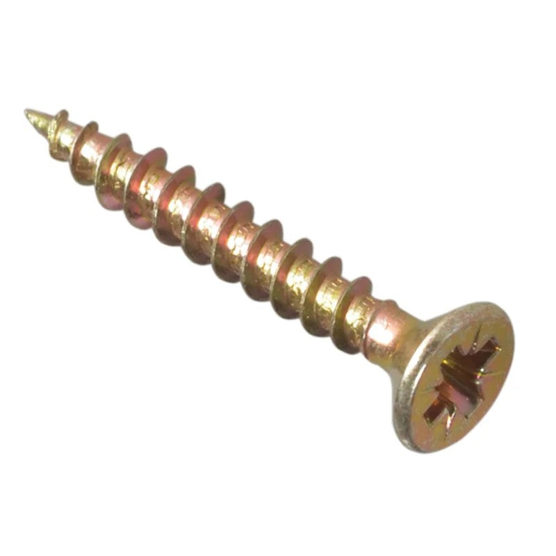 ForgeFix Multi-Purpose Pozi Compatible Screw CSK ST ZYP 3.0 x Box 200 10-30mm
