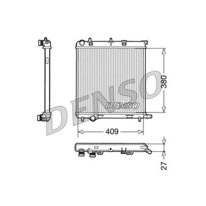Denso Engine Radiator DRM21026