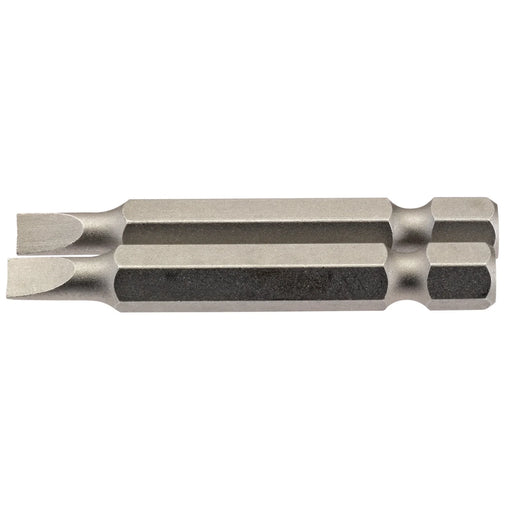 Draper Plain Slot Insert Bit 4.5mm 1/4" Hex 50mm Long Pack of 2